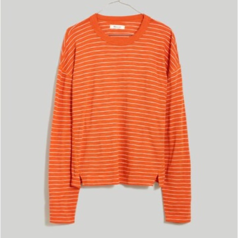 Slub Relaxed Long-Sleeve Tee from Madewell